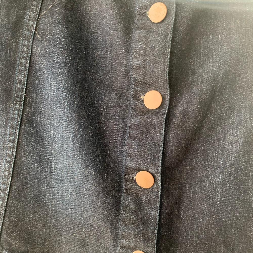 LC Lauren Conrad Denim Pocket Skirt Blue Size 2 XS - Picture 3 of 7